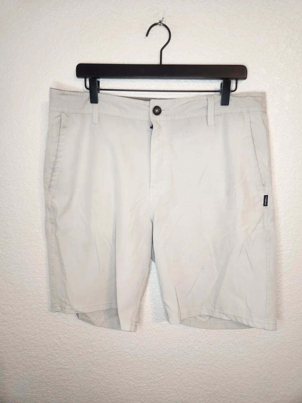 O'neill hybrid hyperfreak pro stretch size 33 Heather hybrid shorts